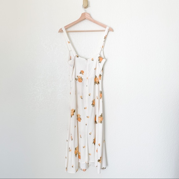 Reformation Frankfort Floral Button Front Midi Dress Size 6 - Picture 7 of 11